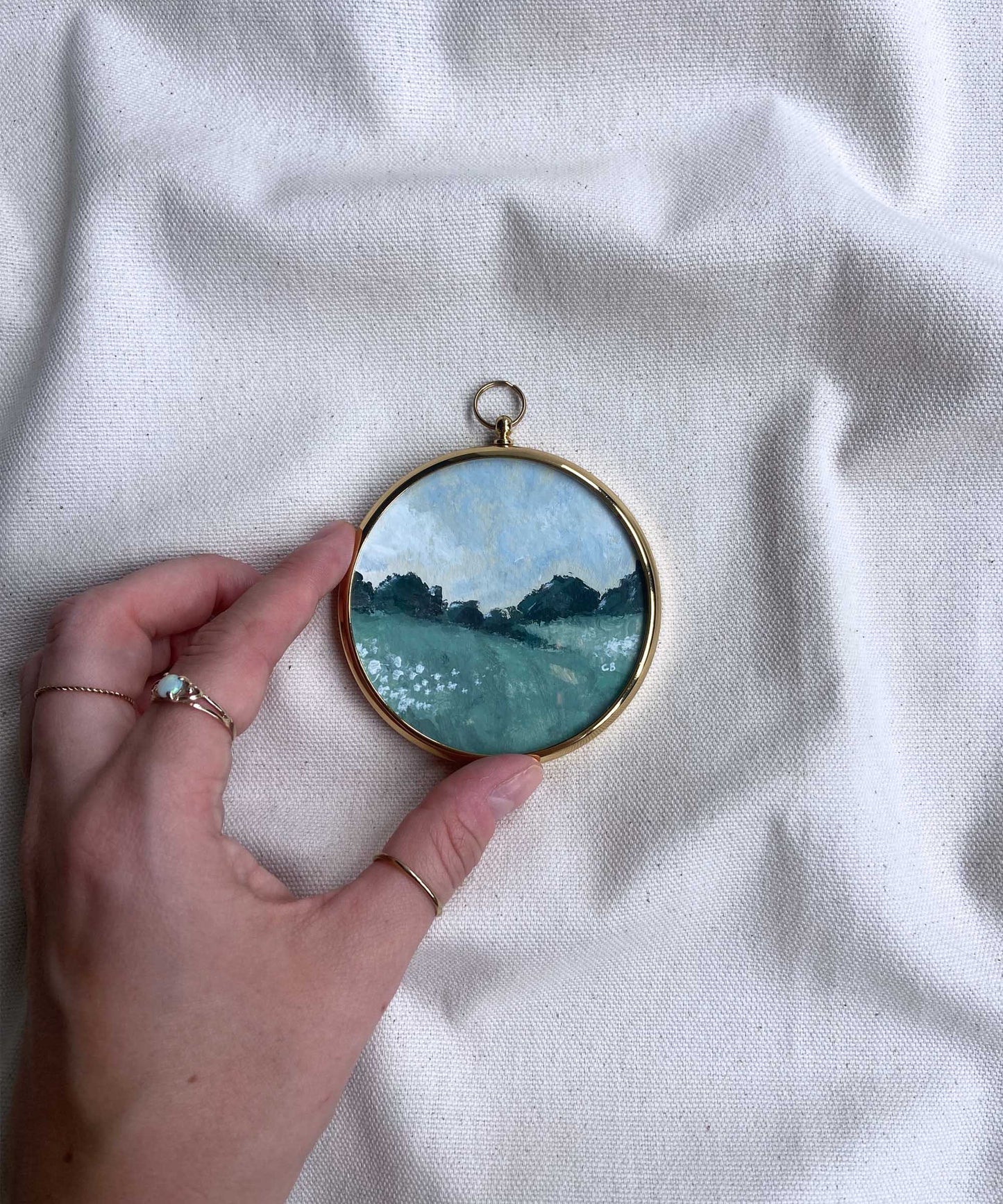 Countryside framed original #2