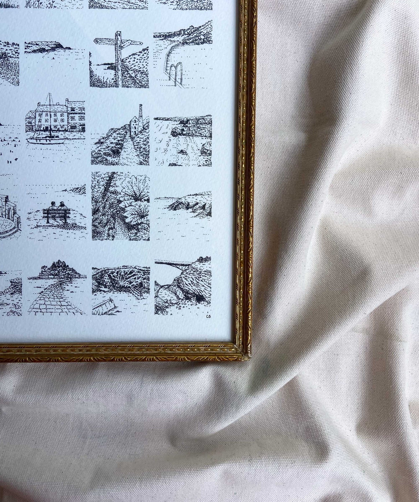 Cornwall moments framed original
