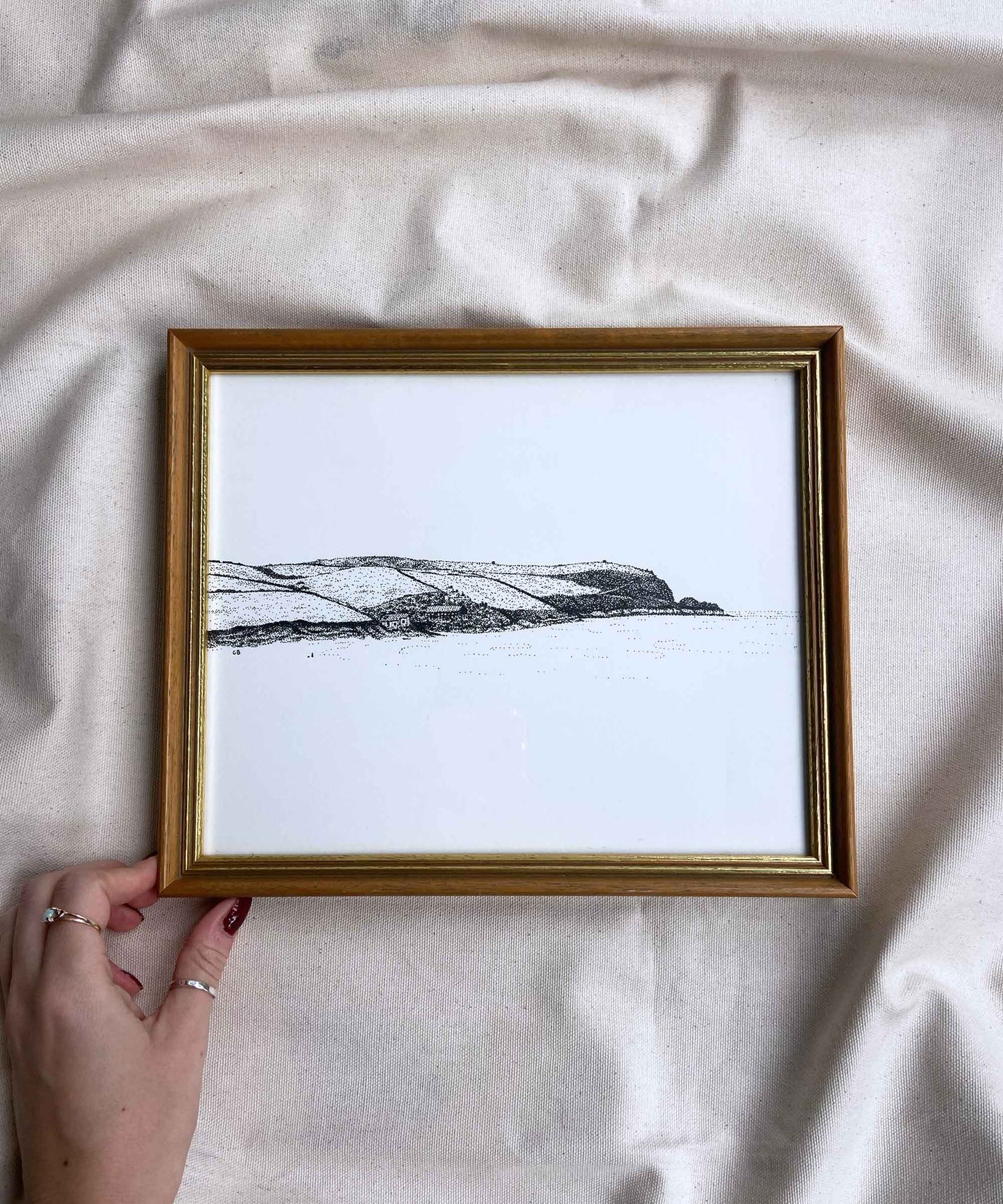 Padstow framed original
