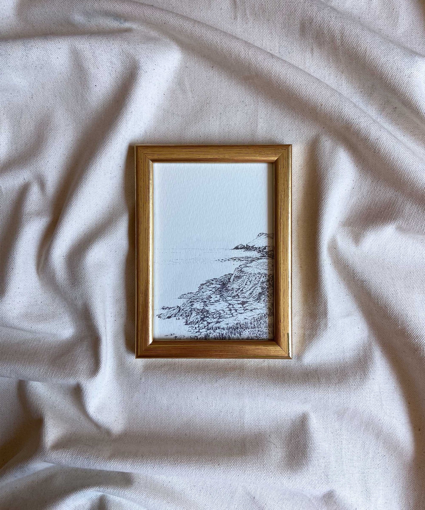 Polzeath framed print