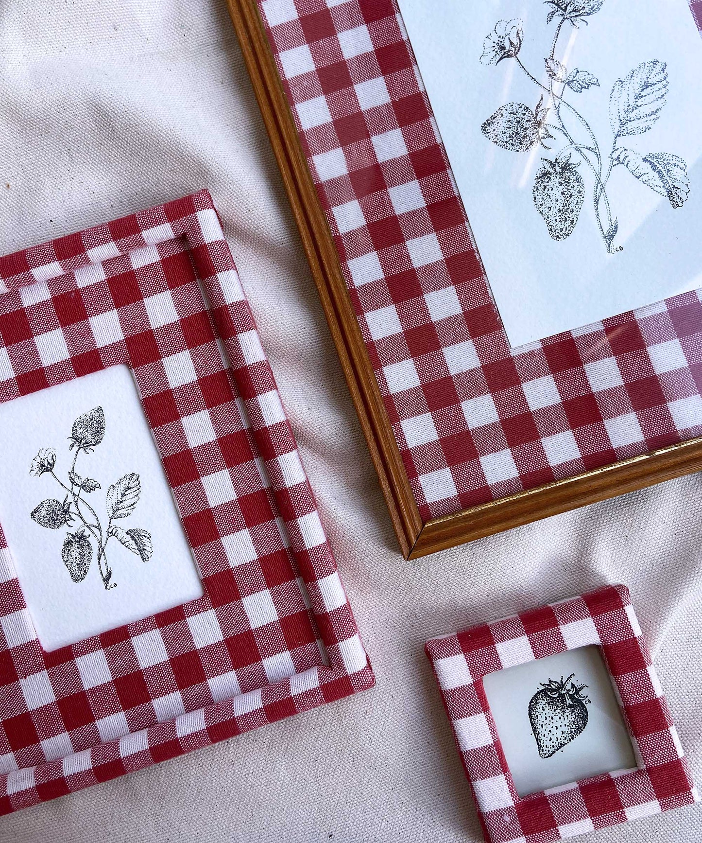 Strawberry framed print