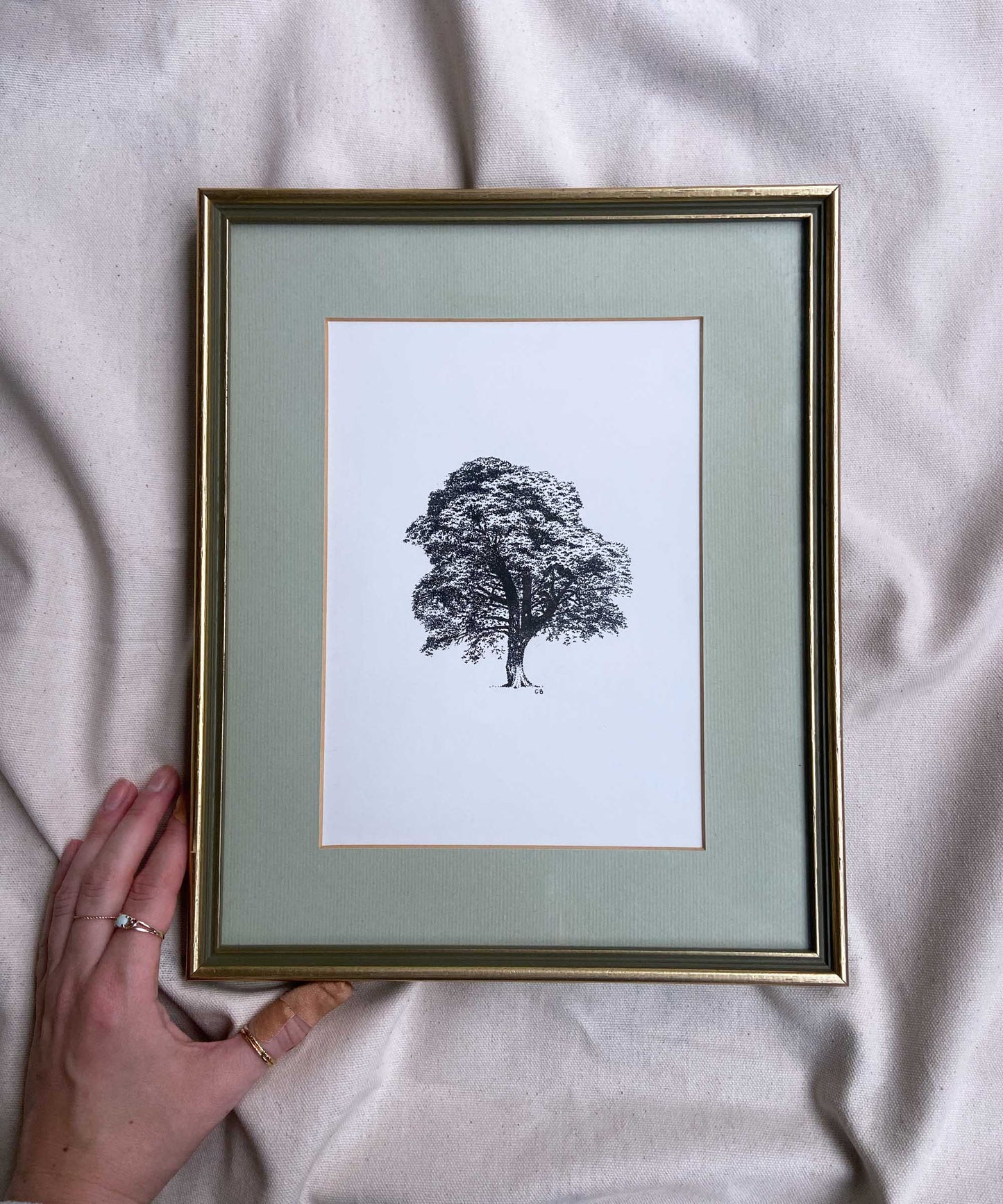 Sycamore Gap framed original